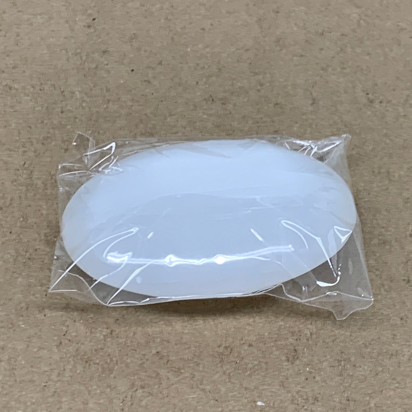 91g, 2.8"x2x0.9", White Selenite Palmstone Crystal Pillow Reiki, B36411