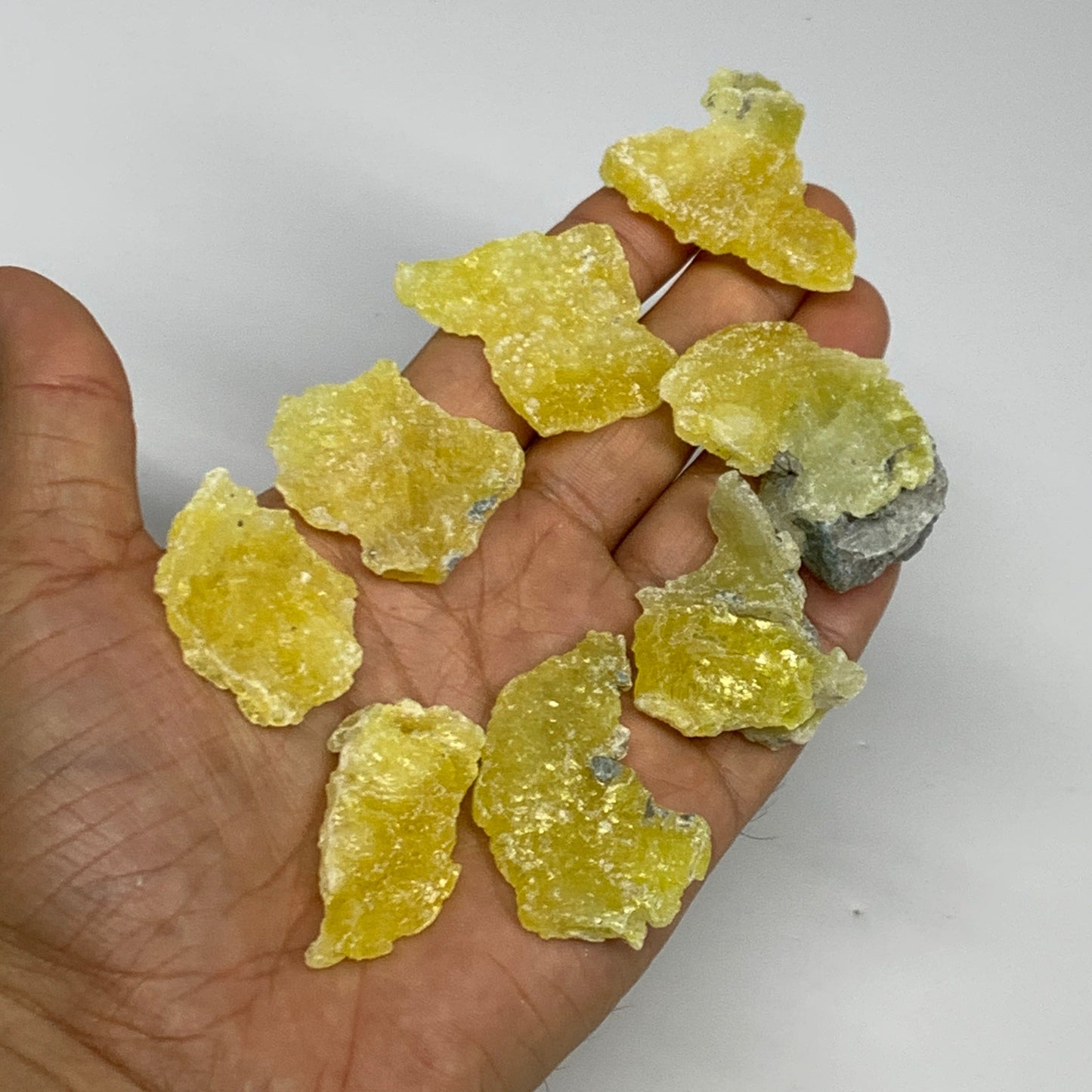 0.71 lbs, 1.3"-1.9", 36pcs, Brucite Crystal Minerals Specimens @Pakistan, B30151