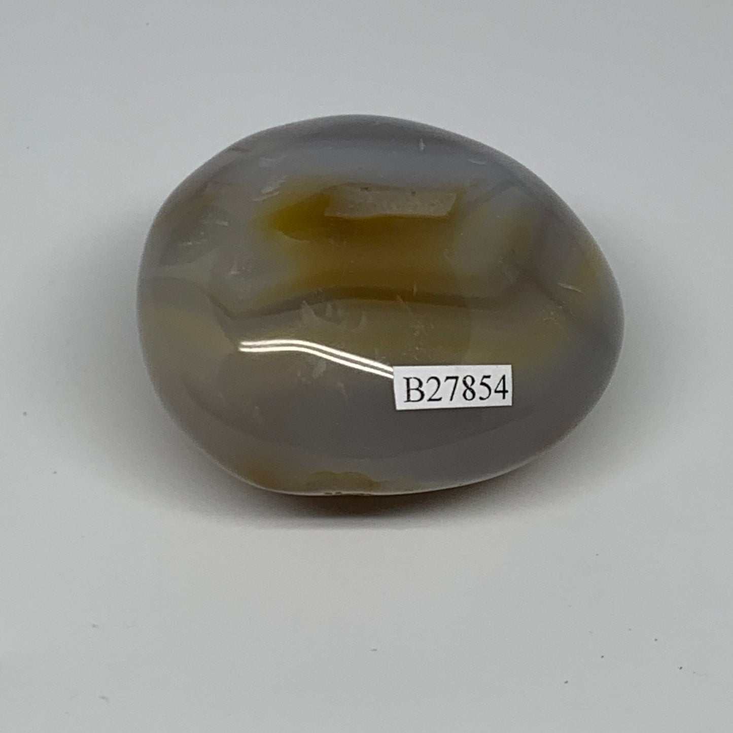 171.8g, 2.4"x2.1"x1.4" Orca Agate Palm-Stone Reiki Energy Crystal Reiki, B27854