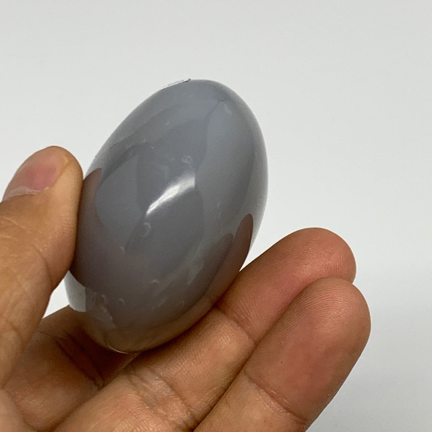 136.2g, 2.3"x2"x1.3" Orca Agate Palm-Stone Reiki Energy Crystal Reiki, B27855