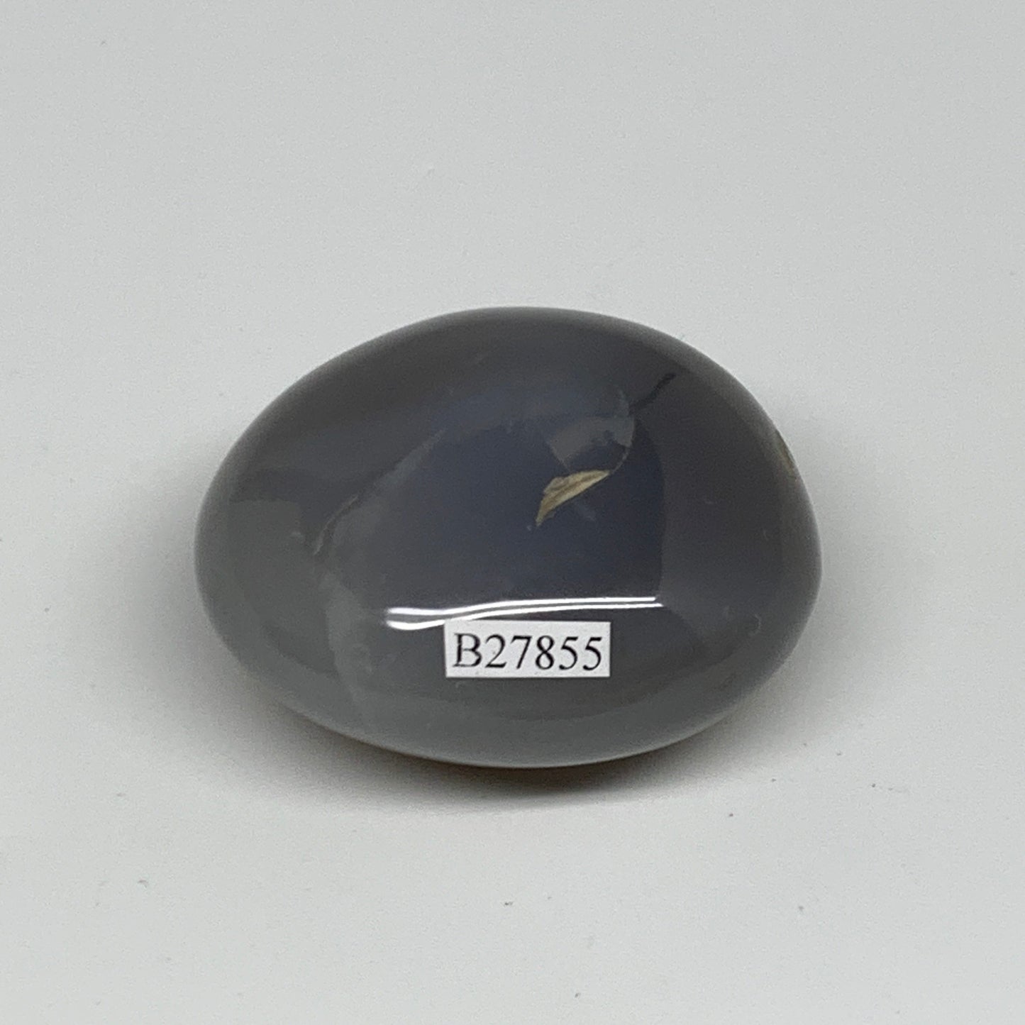 136.2g, 2.3"x2"x1.3" Orca Agate Palm-Stone Reiki Energy Crystal Reiki, B27855