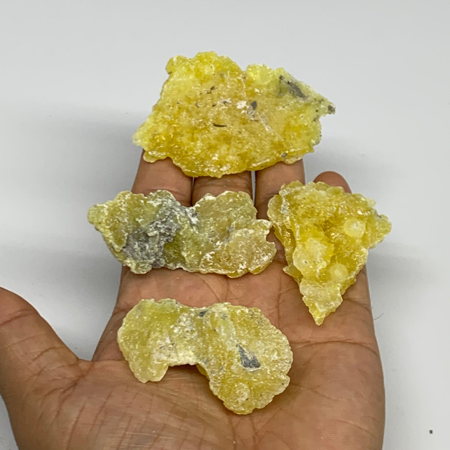 0.59 lbs, 1.7"-2.6", 15pcs, Brucite Crystal Minerals Specimens @Pakistan, B30152