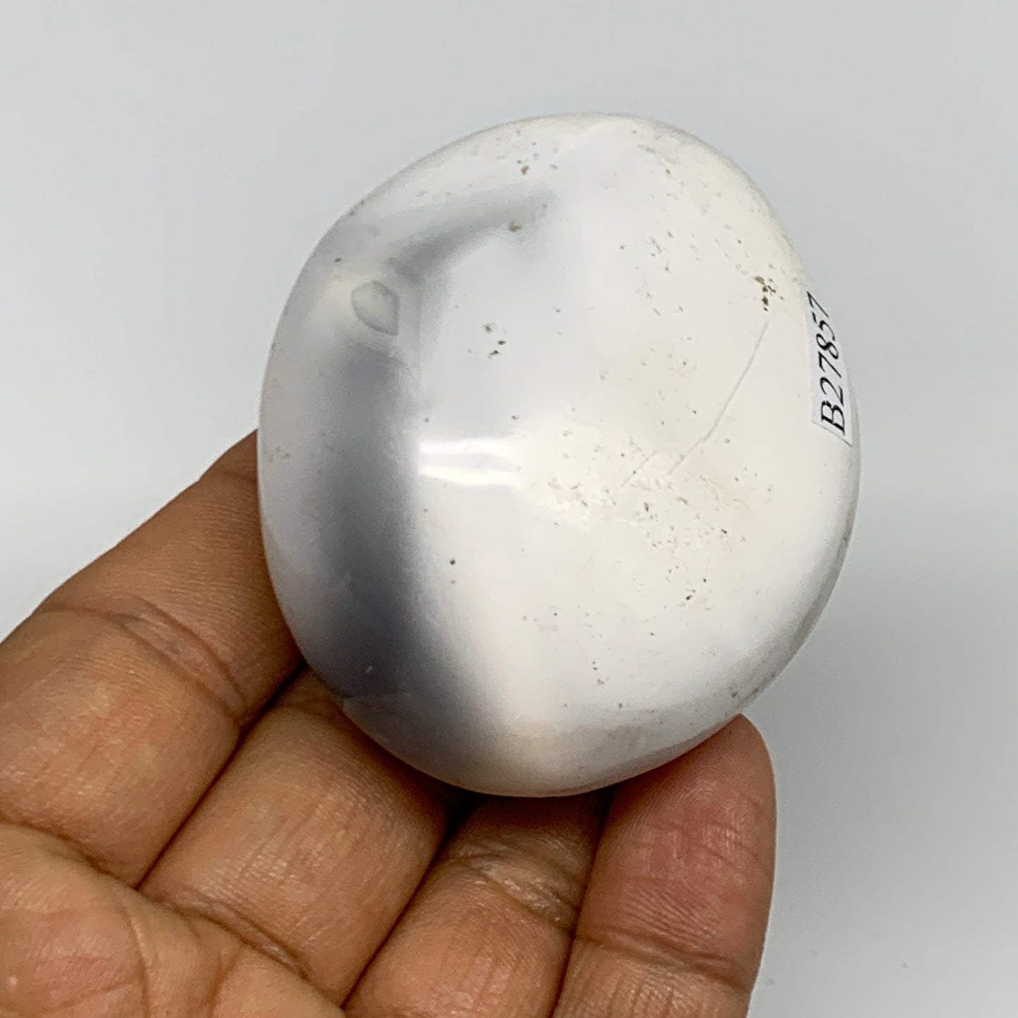 108.7g, 2.3"x2"x1.1" Orca Agate Palm-Stone Reiki Energy Crystal Reiki, B27857