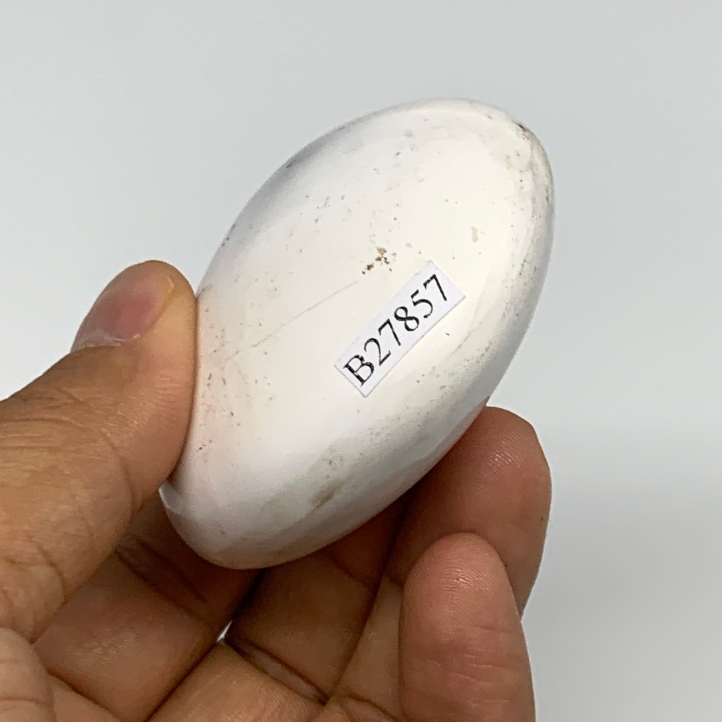 108.7g, 2.3"x2"x1.1" Orca Agate Palm-Stone Reiki Energy Crystal Reiki, B27857