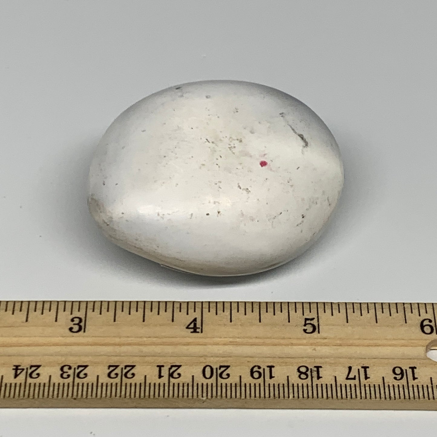 108.7g, 2.3"x2"x1.1" Orca Agate Palm-Stone Reiki Energy Crystal Reiki, B27857