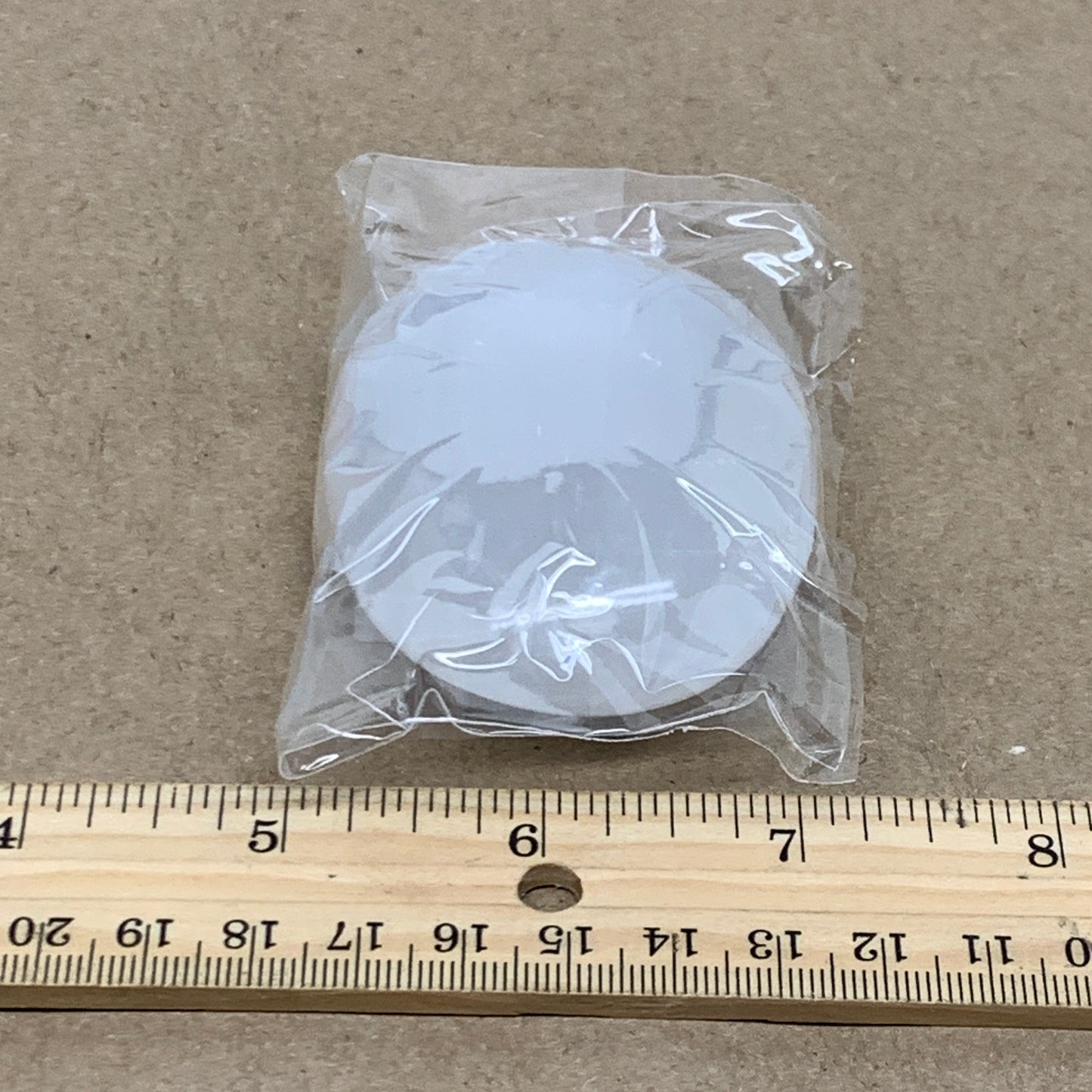 106g, 2.7"x2"x1", White Selenite Palmstone Crystal Pillow Reiki, B36417