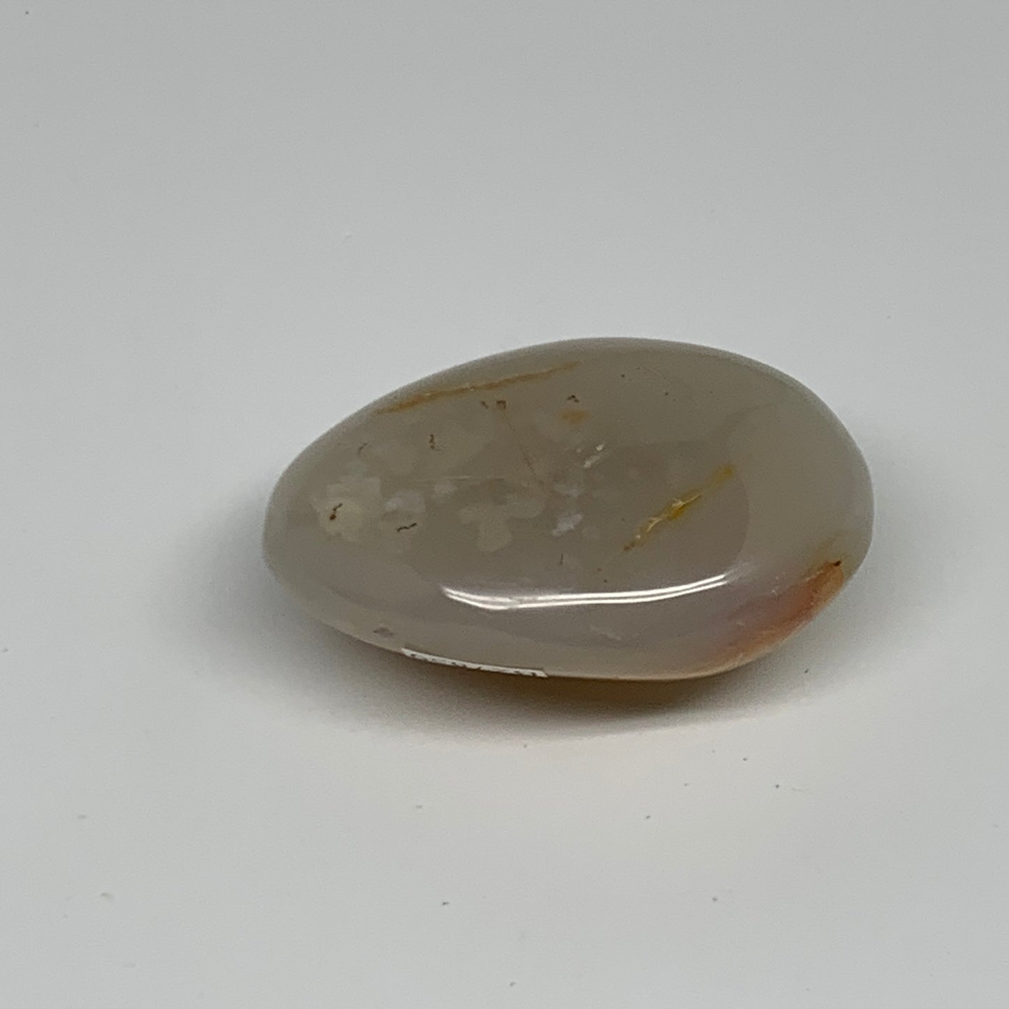 110g, 2.5"x1.8"x1.1" Orca Agate Palm-Stone Reiki Energy Crystal Reiki, B27859