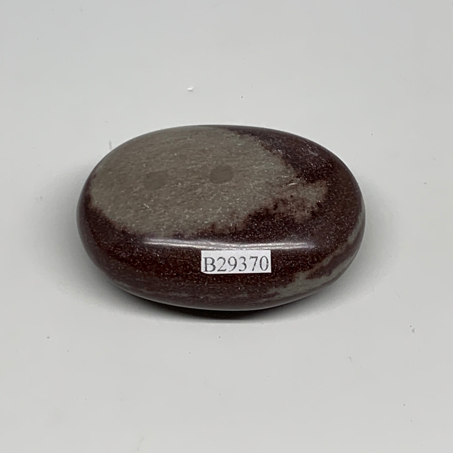 107.3g, 2.4"x1.8"x1", Narmada Shiva Lingam Palm-Stone Polished, B29370