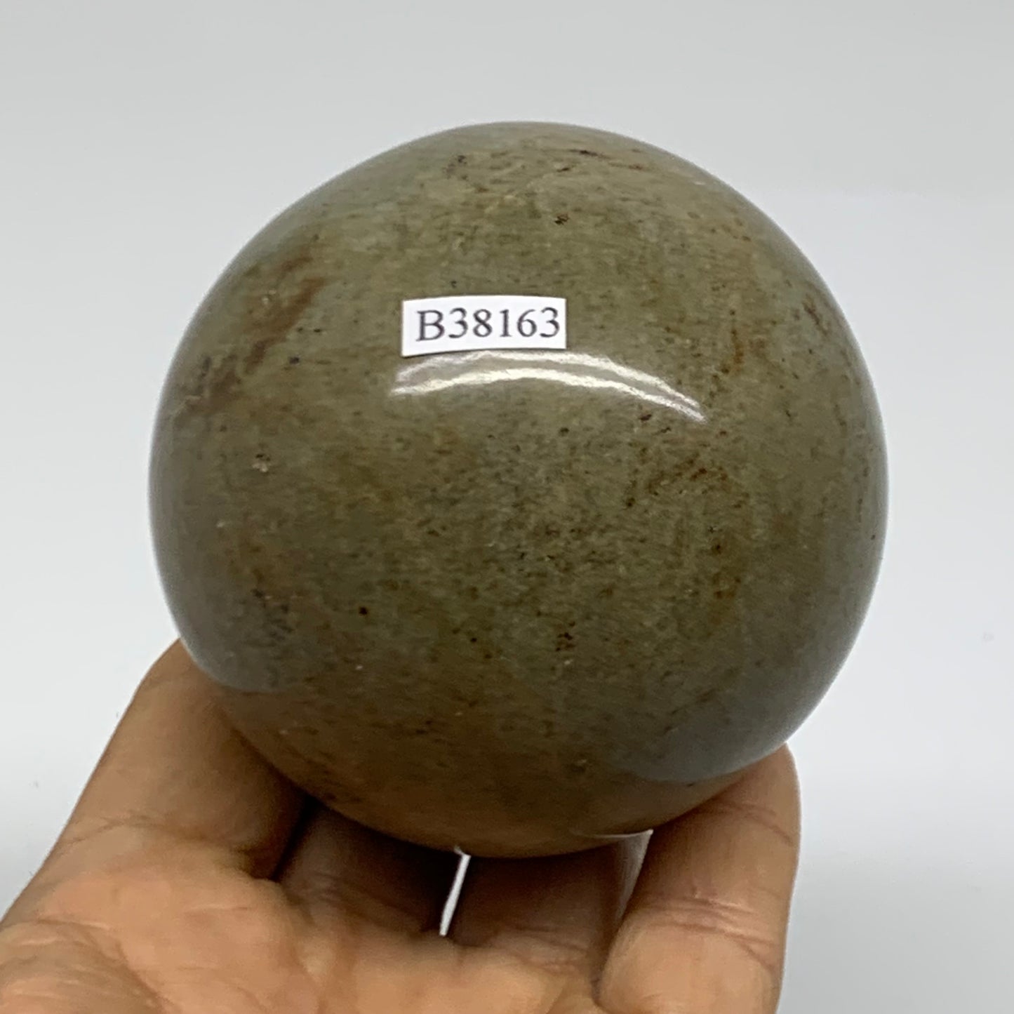 1.1 lbs, 2.8" (71mm), Natural Septarian Sphere Crystal Gemstone Ball, B38163