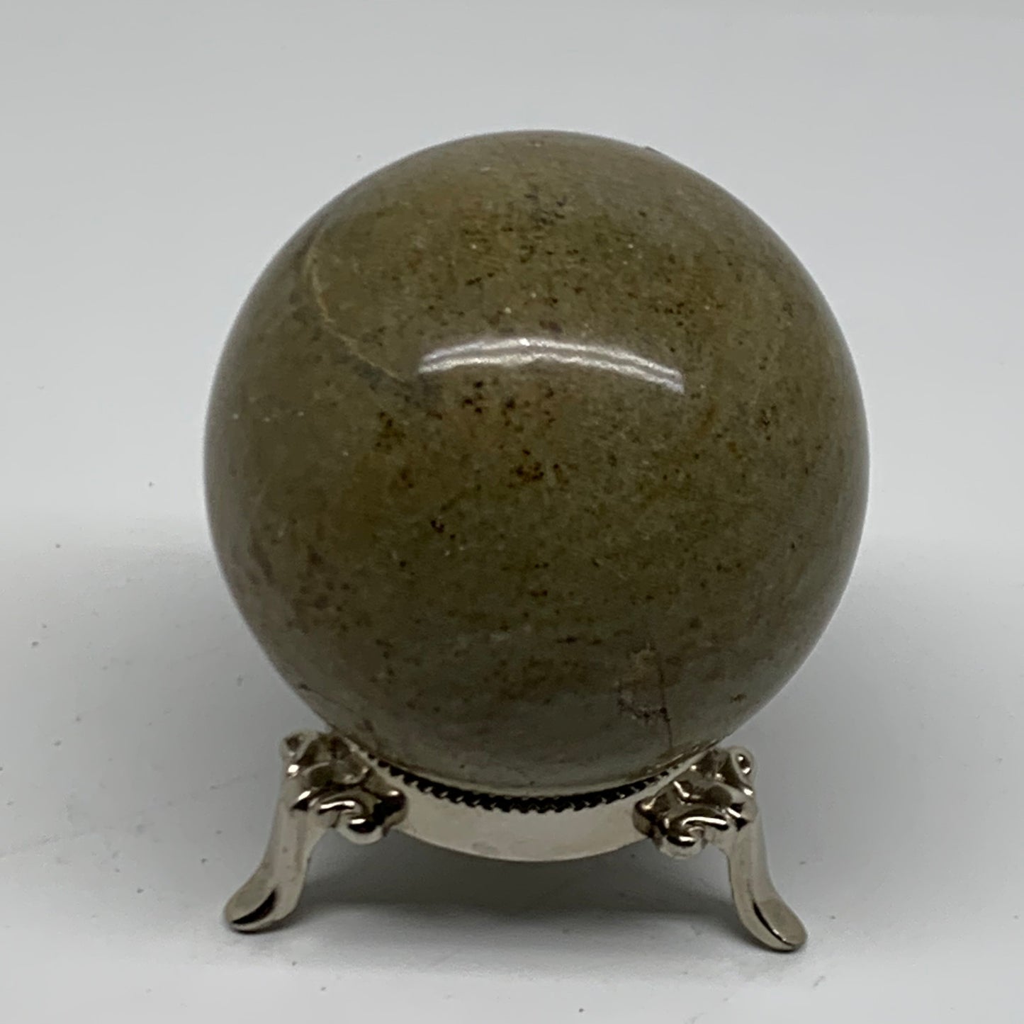 1.1 lbs, 2.8" (71mm), Natural Septarian Sphere Crystal Gemstone Ball, B38163