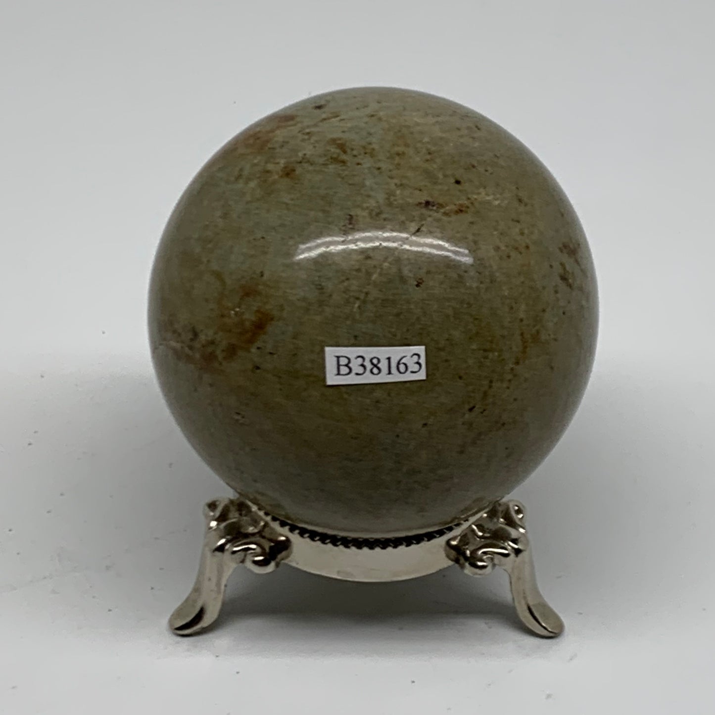 1.1 lbs, 2.8" (71mm), Natural Septarian Sphere Crystal Gemstone Ball, B38163