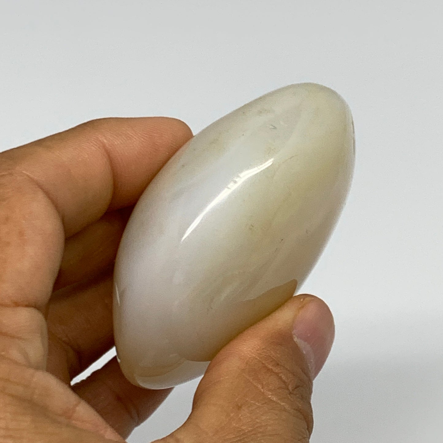 147.4g, 2.5"x2.3"x1.2" Orca Agate Palm-Stone Reiki Energy Crystal Reiki, B27863