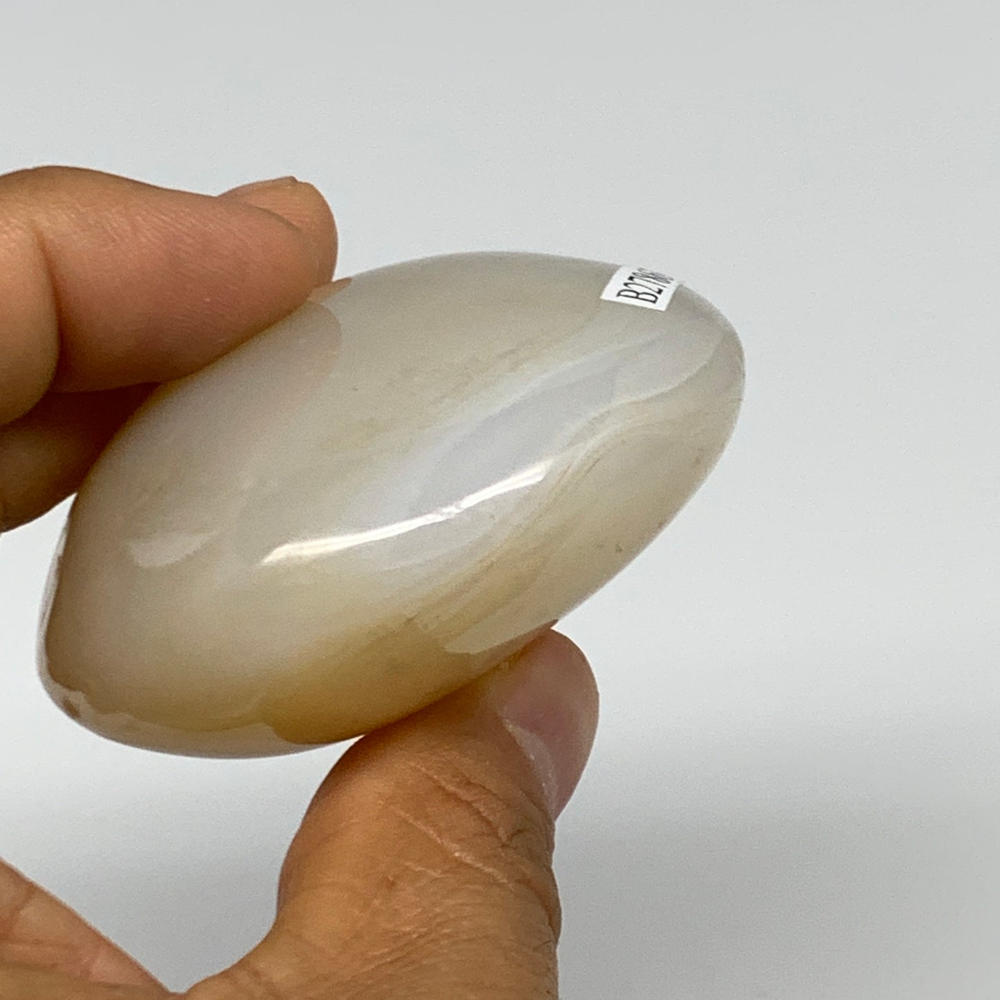 147.4g, 2.5"x2.3"x1.2" Orca Agate Palm-Stone Reiki Energy Crystal Reiki, B27863