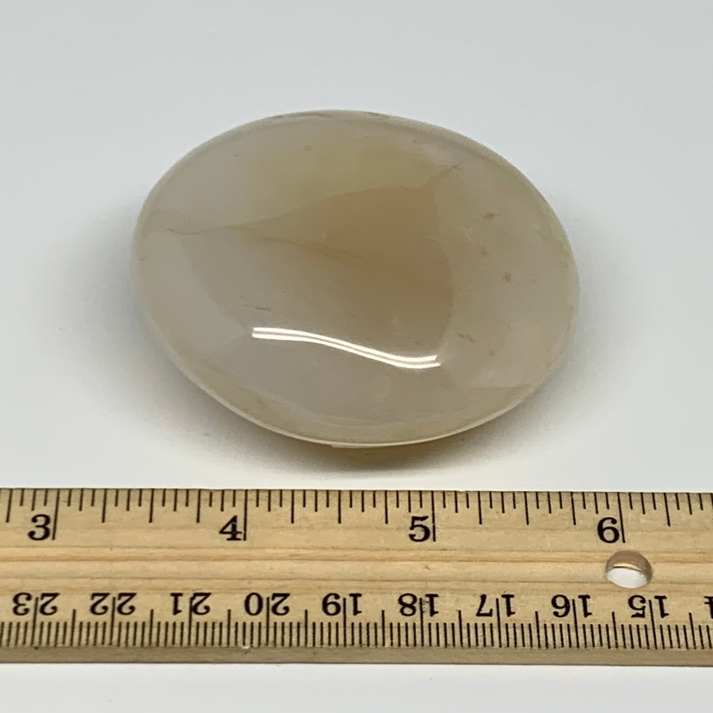 147.4g, 2.5"x2.3"x1.2" Orca Agate Palm-Stone Reiki Energy Crystal Reiki, B27863