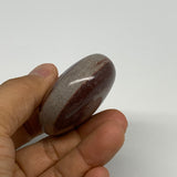 91.2g, 2.3"x1.7"x0.9", Narmada Shiva Lingam Palm-Stone Polished, B29380