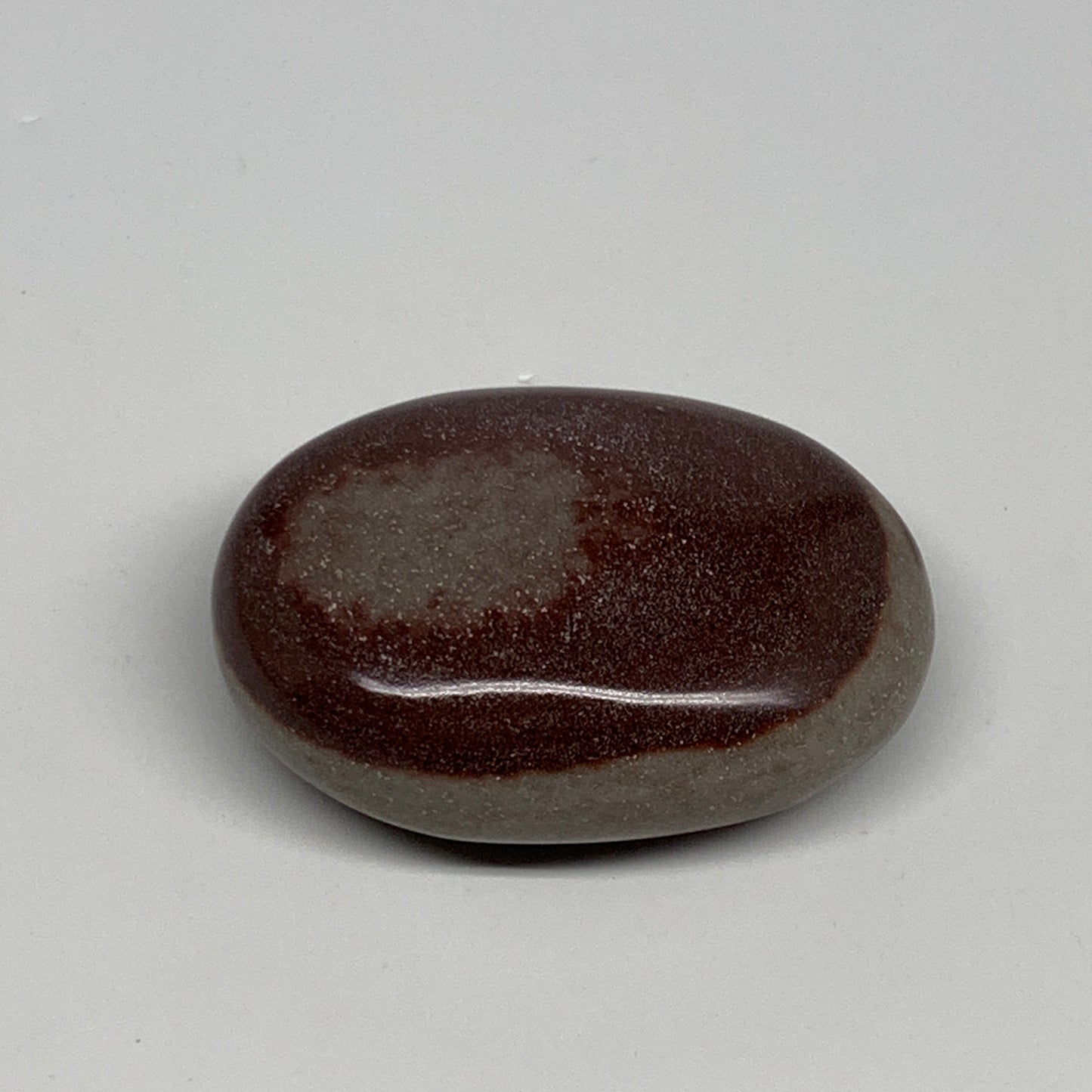 91.2g, 2.3"x1.7"x0.9", Narmada Shiva Lingam Palm-Stone Polished, B29380