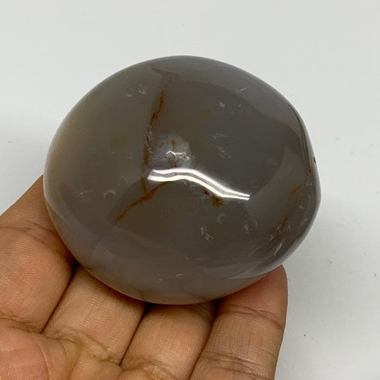 162.8g, 2.3"x2"x1.6" Orca Agate Palm-Stone Reiki Energy Crystal Reiki, B28705