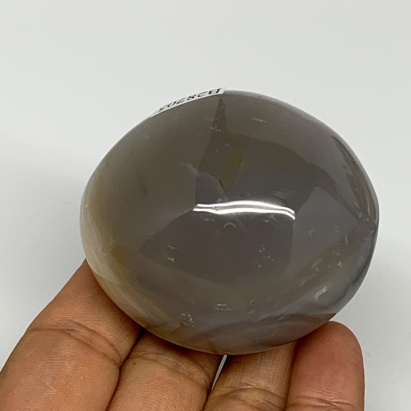162.8g, 2.3"x2"x1.6" Orca Agate Palm-Stone Reiki Energy Crystal Reiki, B28705
