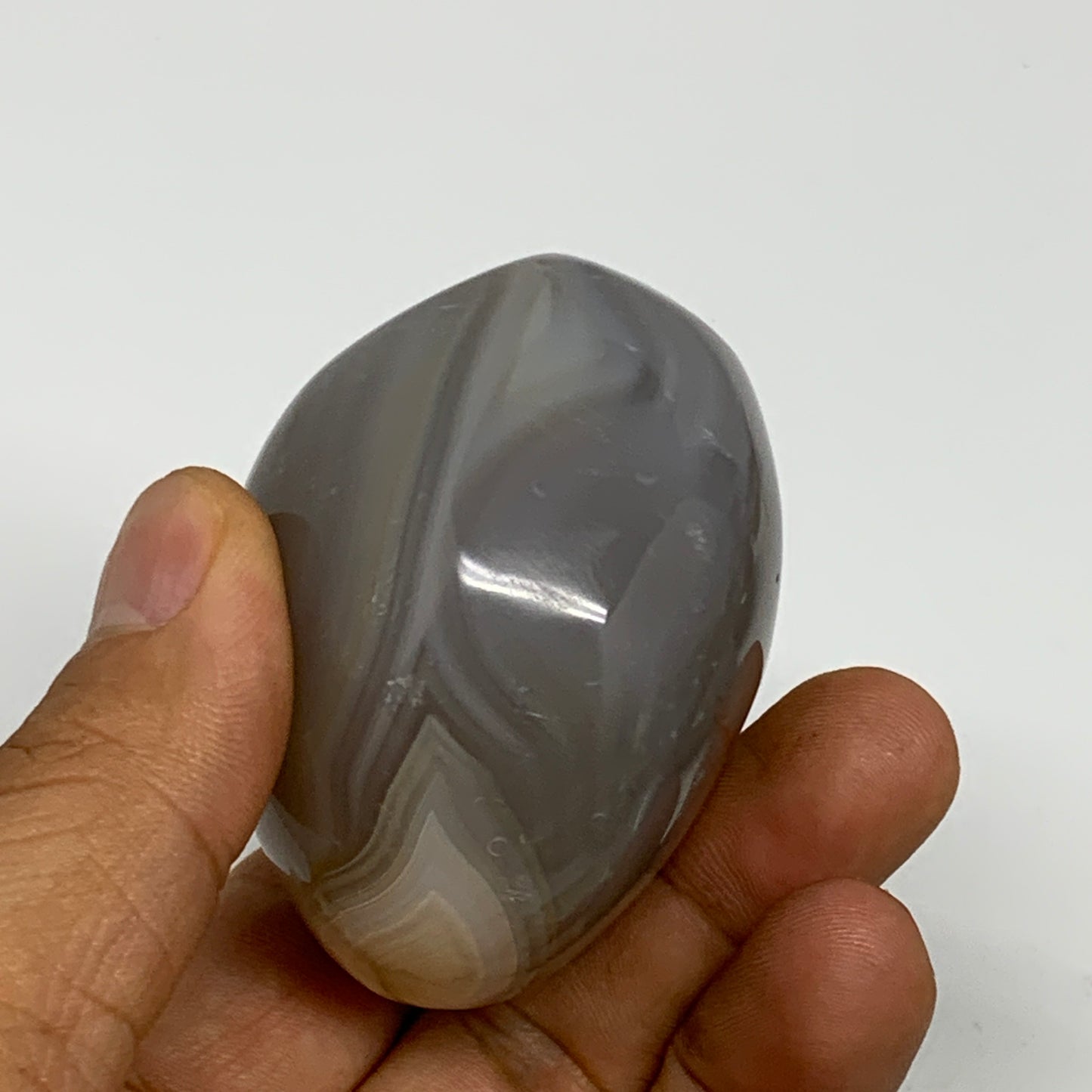 162.8g, 2.3"x2"x1.6" Orca Agate Palm-Stone Reiki Energy Crystal Reiki, B28705