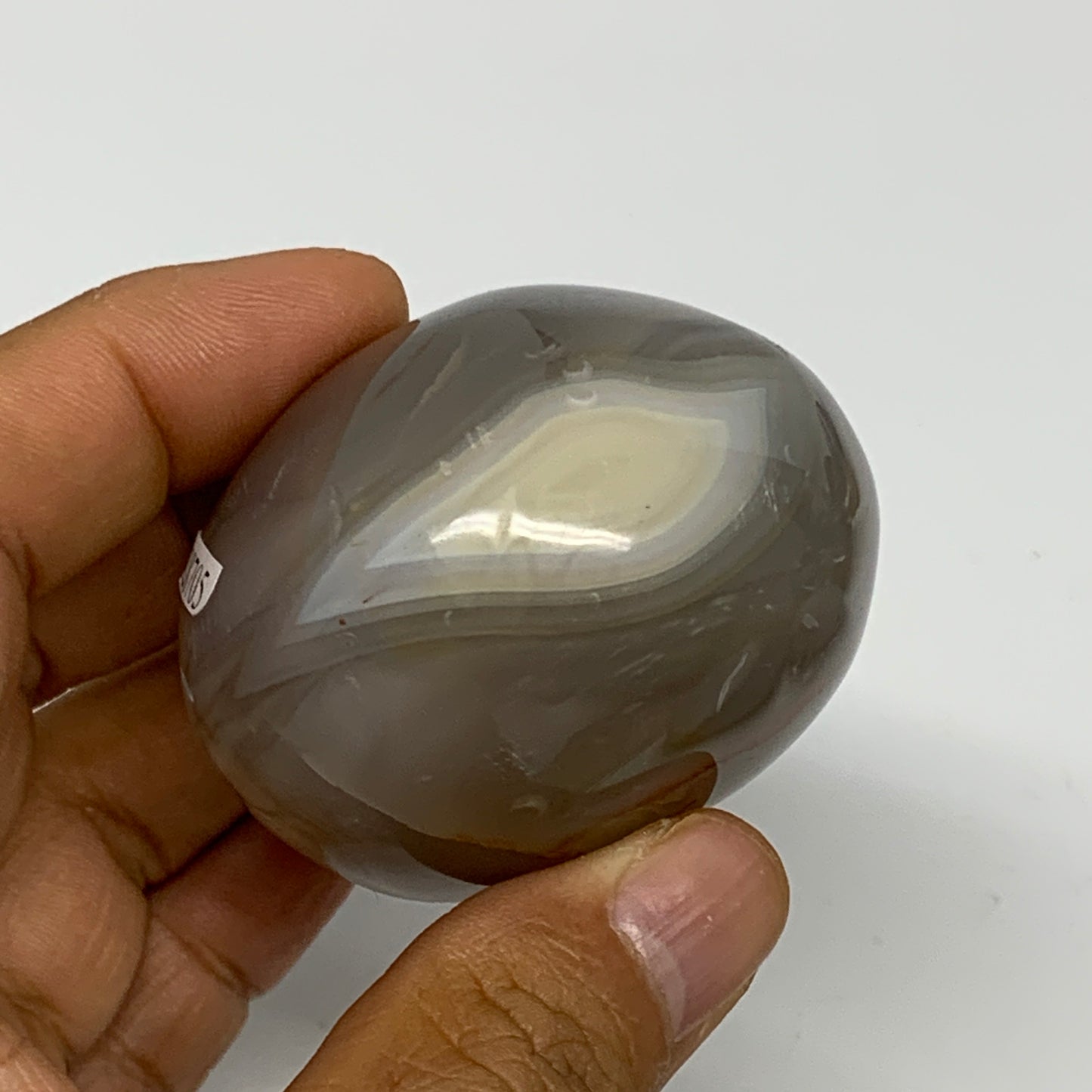 162.8g, 2.3"x2"x1.6" Orca Agate Palm-Stone Reiki Energy Crystal Reiki, B28705