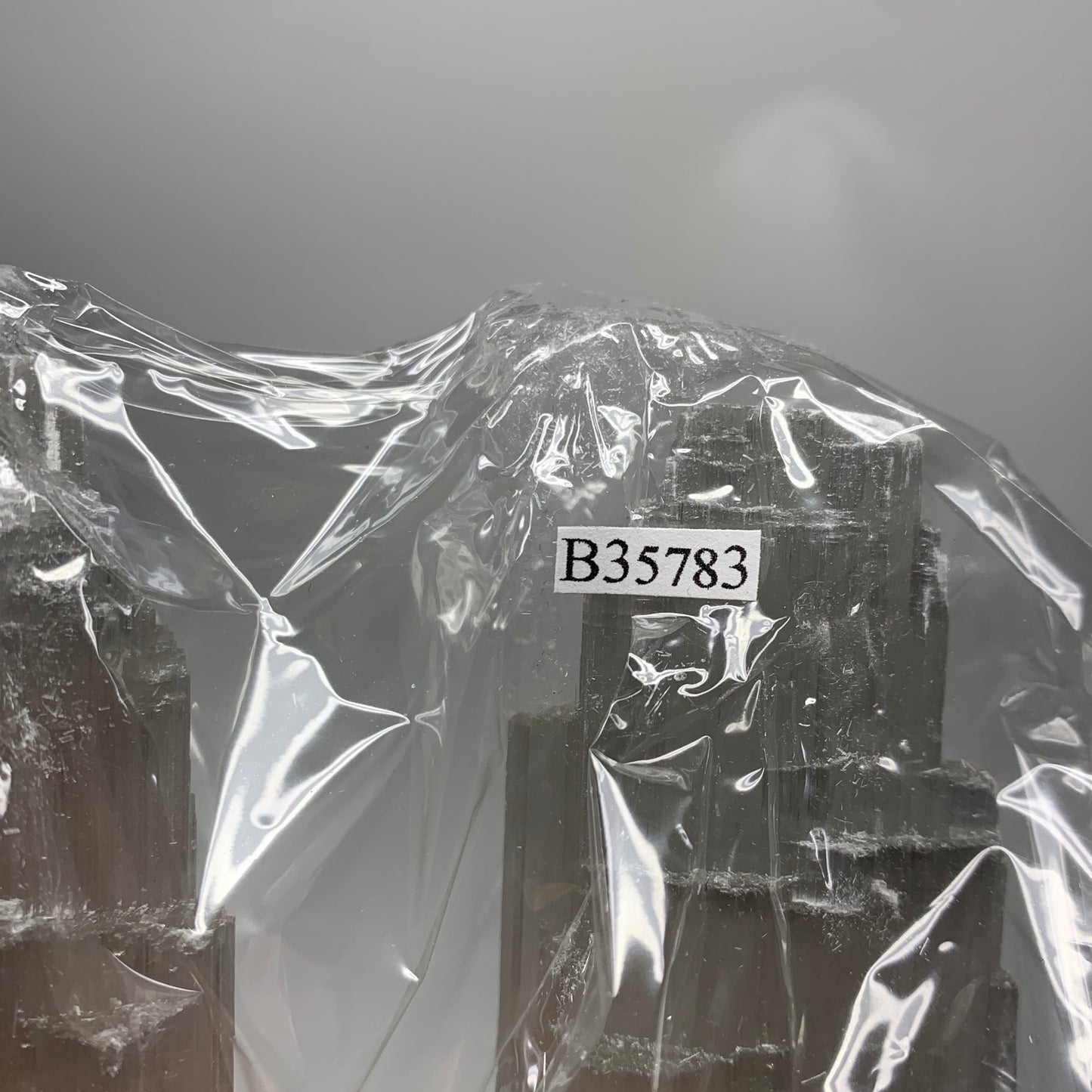 12.4 lbs, 15.5"x5.2"x3.5" Rough Selenite (Satin Spar) Lamp Tower W/Chord, B35783