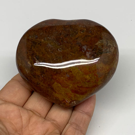0.49 lbs, 2.7"x3"x1.3" Ocean Jasper Heart Polished Healing Crystal, B30858