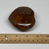 0.49 lbs, 2.7"x3"x1.3" Ocean Jasper Heart Polished Healing Crystal, B30858