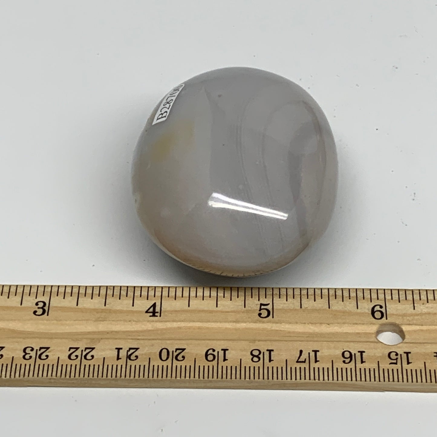 130.4g, 2.4"x1.9"x1.3" Orca Agate Palm-Stone Reiki Energy Crystal Reiki, B28700