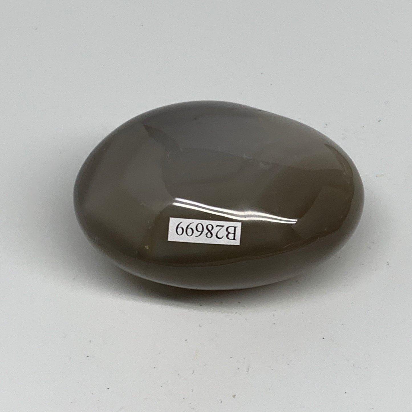 165.3g, 2.6"x2"x1.5" Orca Agate Palm-Stone Reiki Energy Crystal Reiki, B28699