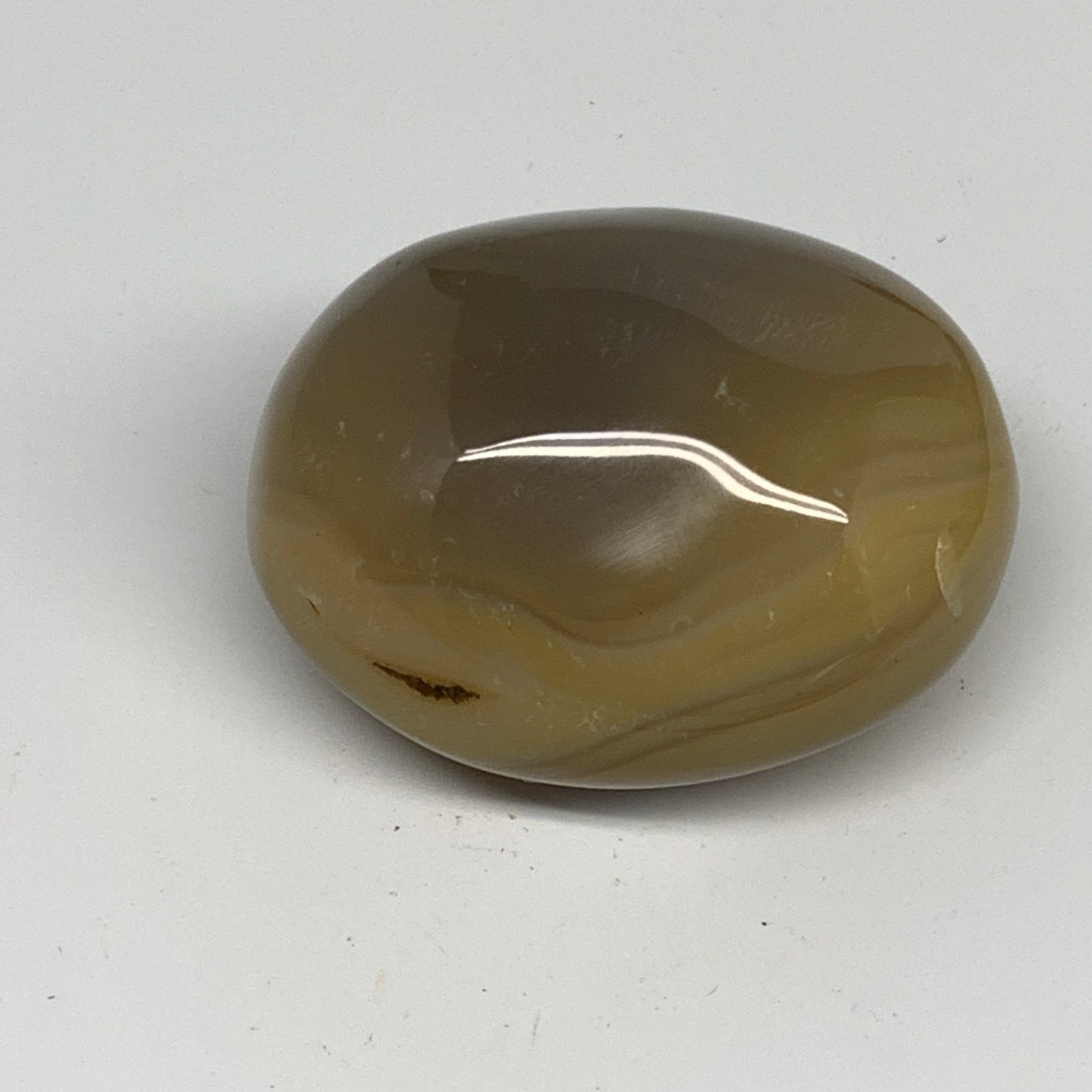 141.2g, 2.3"x1.9"x1.4" Orca Agate Palm-Stone Reiki Energy Crystal Reiki, B28698