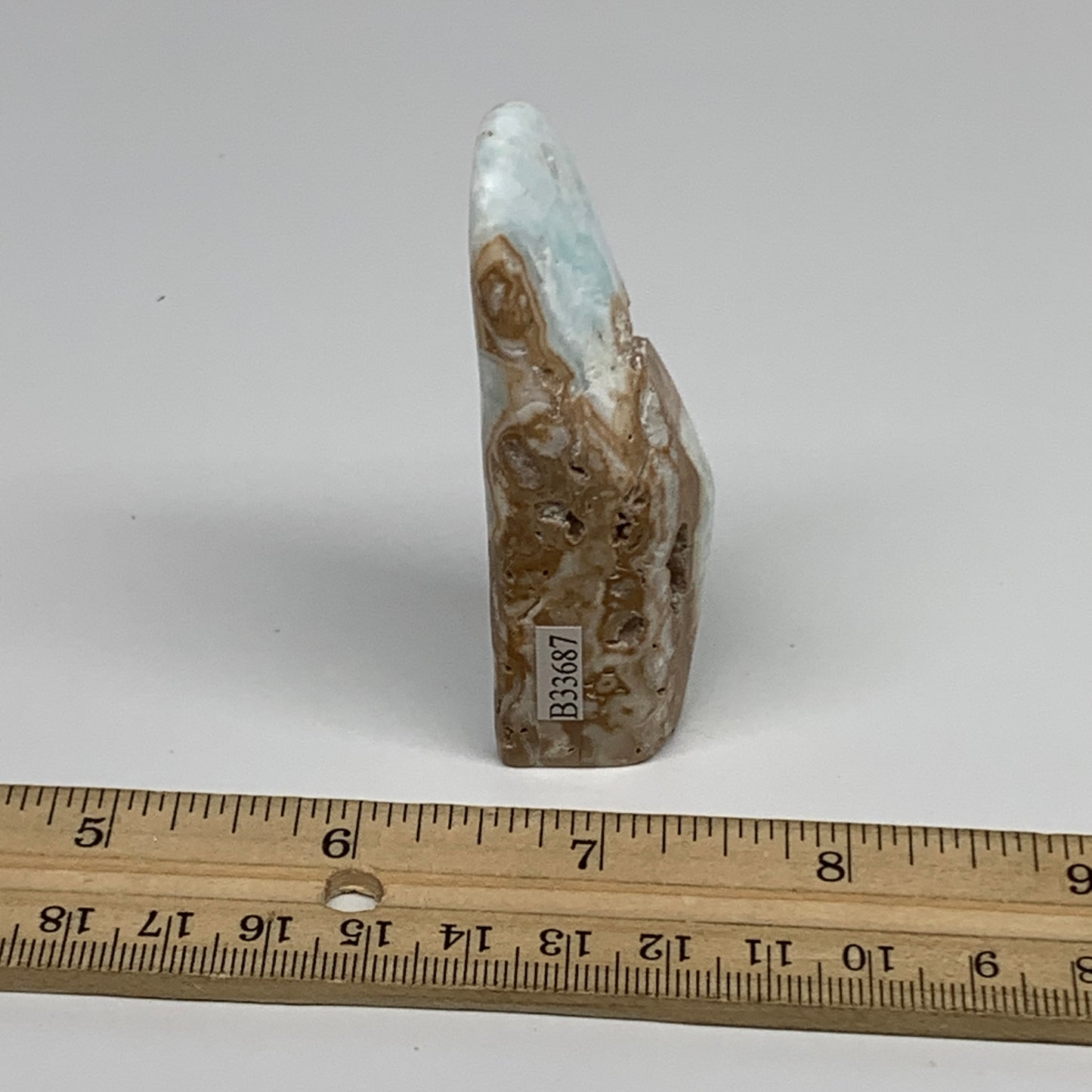 159.9g, 1.7"-2", 3pcs, Caribbean Calcite Egg Polished @Afghanistan, B33686