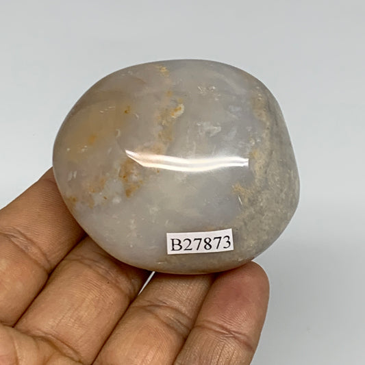 117.3g, 2.1"x1.9"x1.2" Orca Agate Palm-Stone Reiki Energy Crystal Reiki, B27873