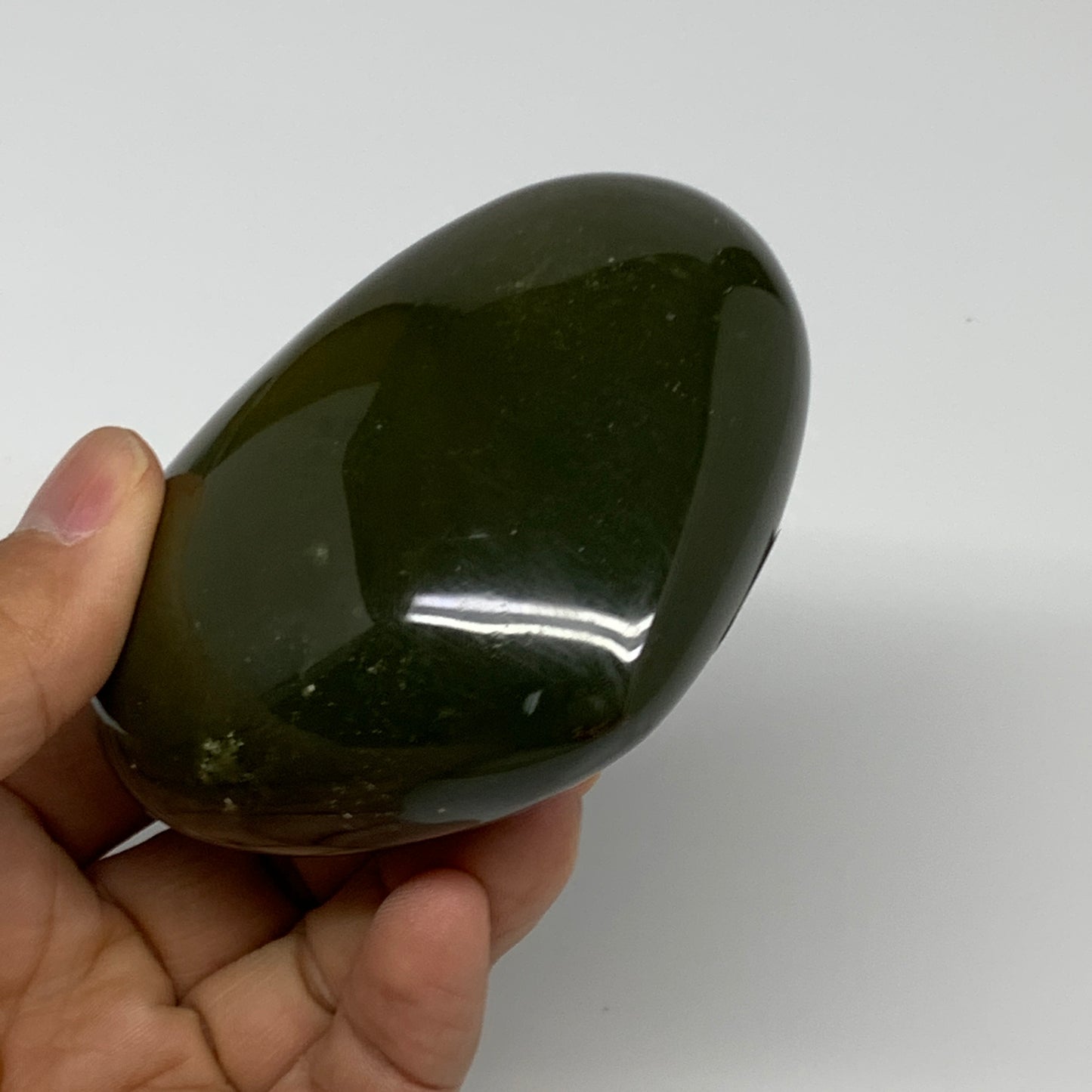 0.68 lbs, 2.7"x3.2"x1.6" Ocean Jasper Heart Polished Healing Crystal, B30865