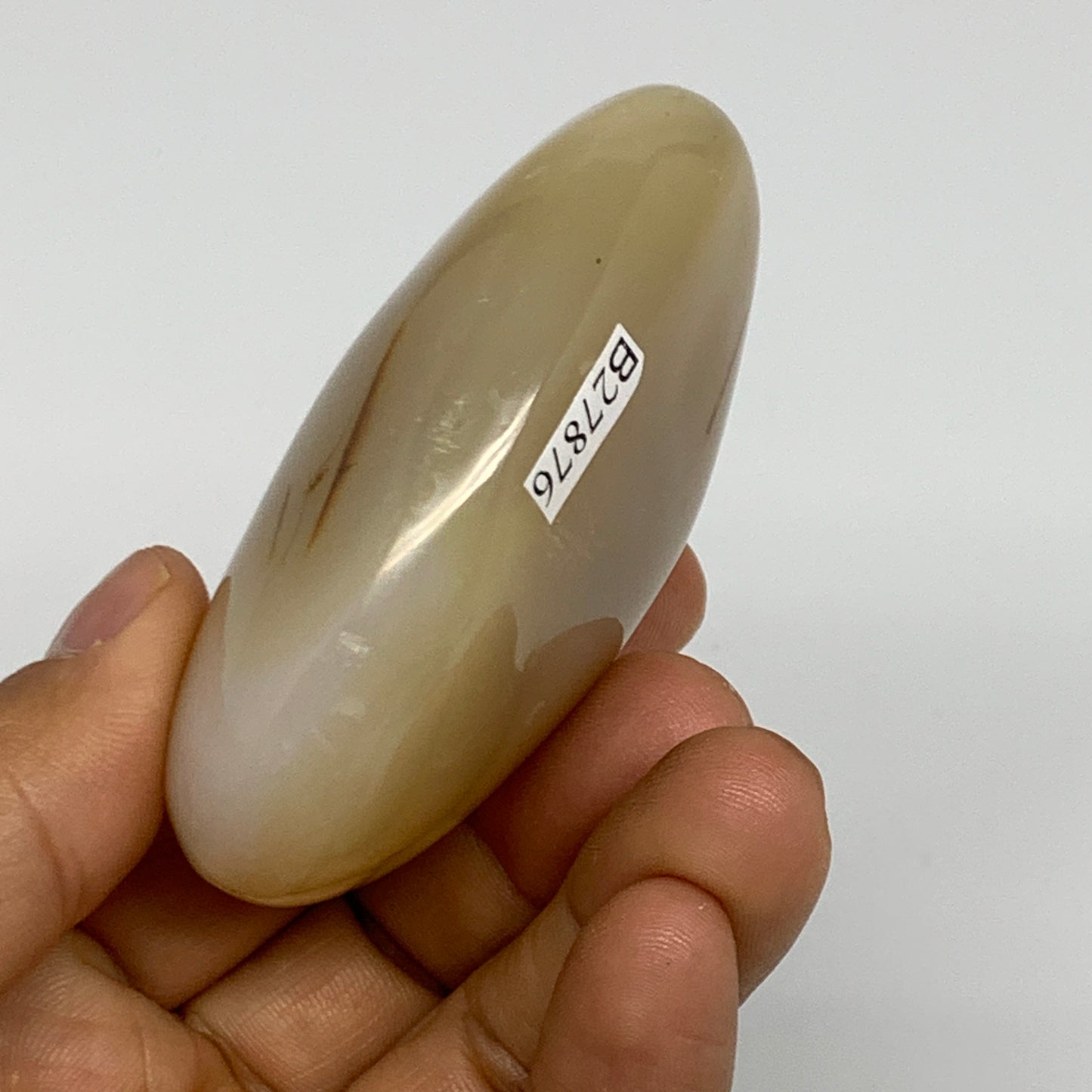 134.2g, 2.7"x1.9"x1.1" Orca Agate Palm-Stone Reiki Energy Crystal Reiki, B27876