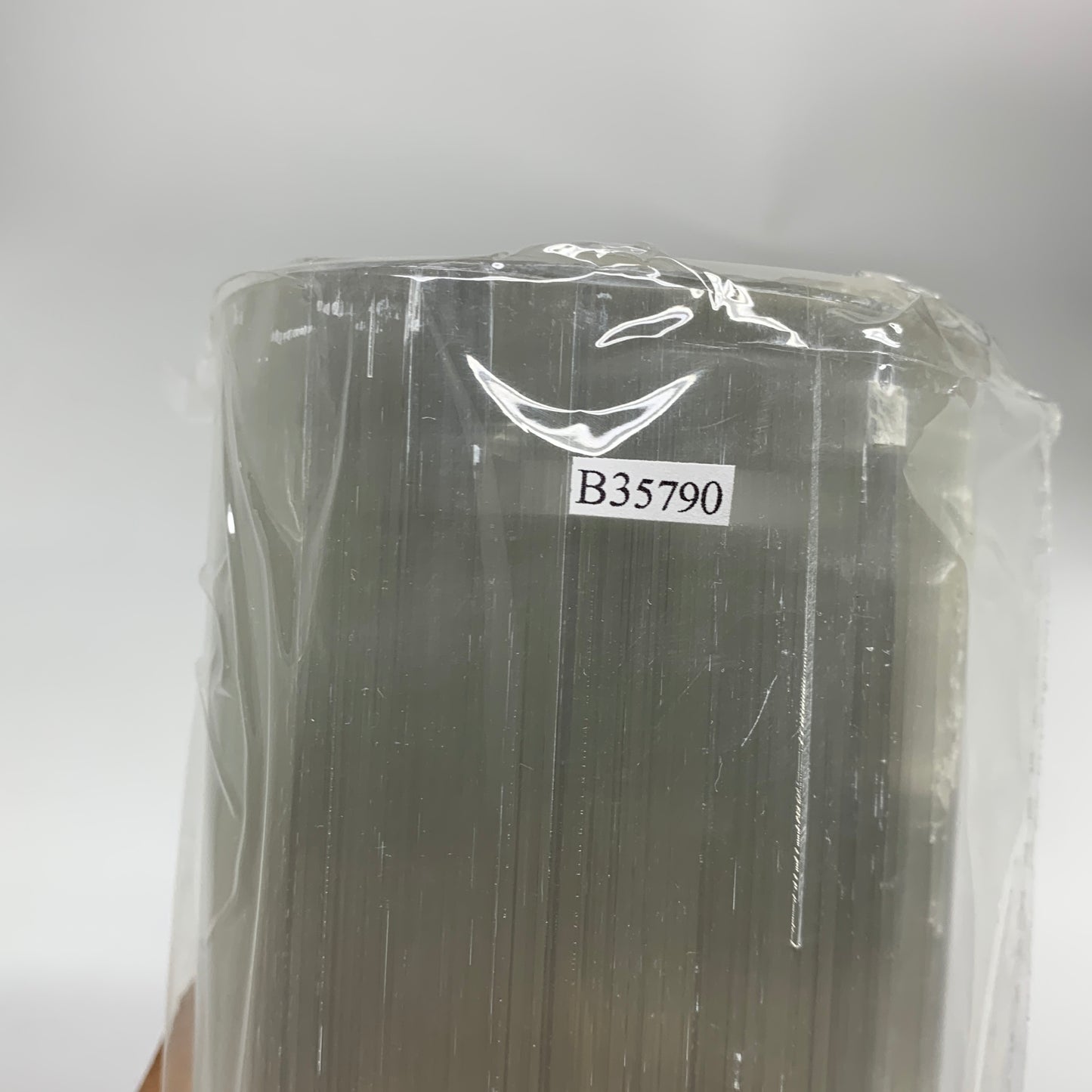 7.6 lbs, 11.7"x3.3" Cylinder Selenite (Satin Spar) Lamp Tower W/Chord, B35790