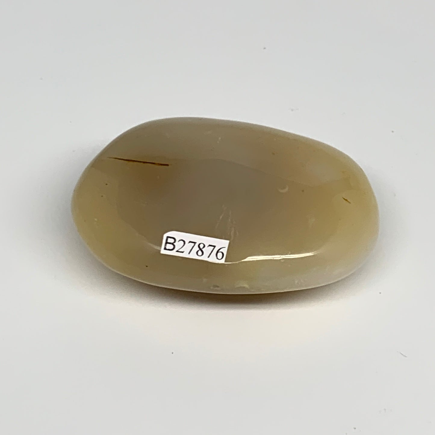 134.2g, 2.7"x1.9"x1.1" Orca Agate Palm-Stone Reiki Energy Crystal Reiki, B27876