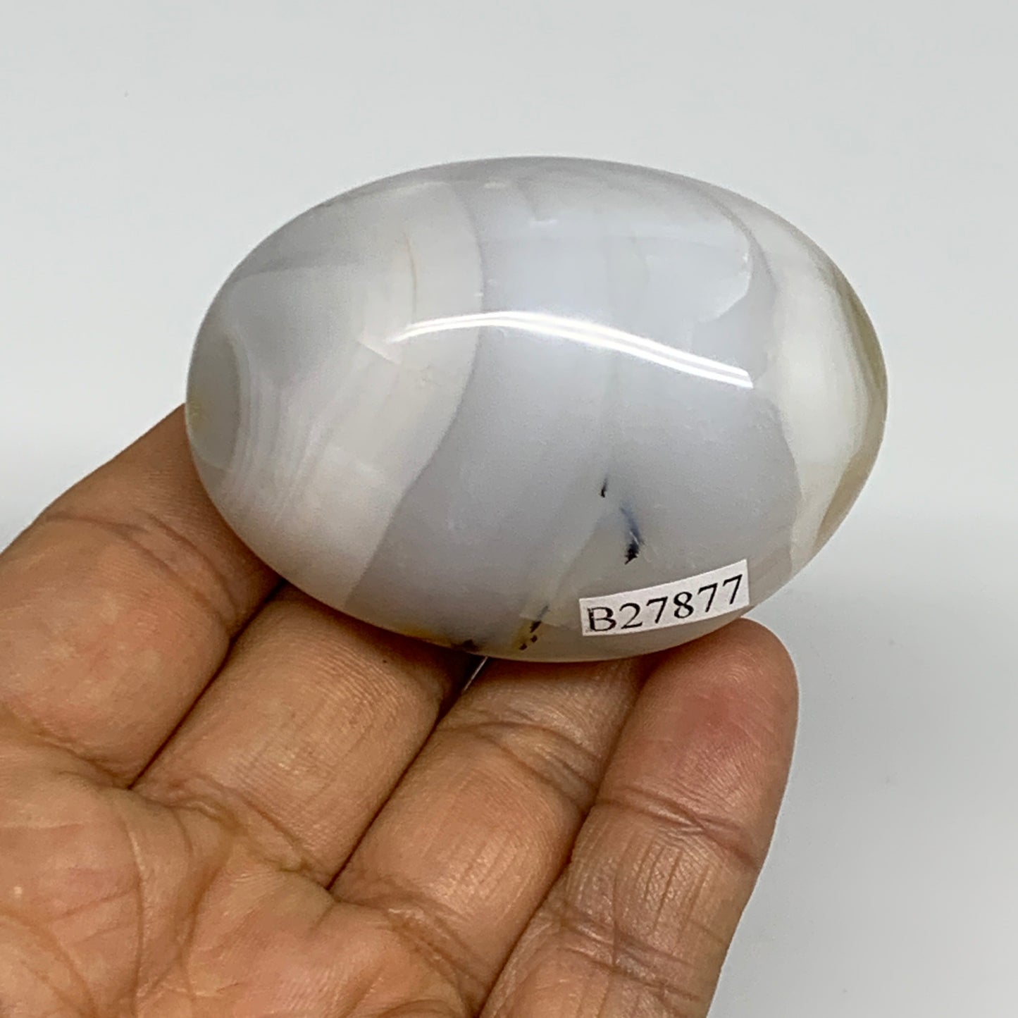 111.2g, 2.3"x1.7"x1.3" Orca Agate Palm-Stone Reiki Energy Crystal Reiki, B27877