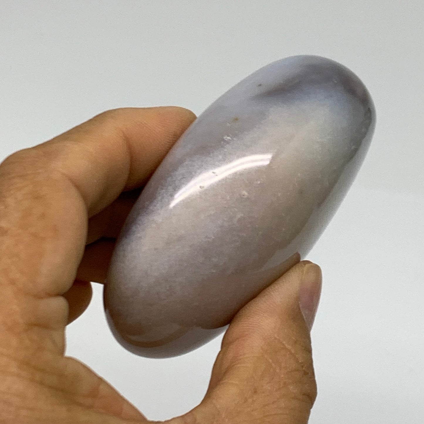 192.1g, 2.9"x2.3"x1.2" Natural Ocean Jasper Palm-Stone Orbicular Jasper, B38178