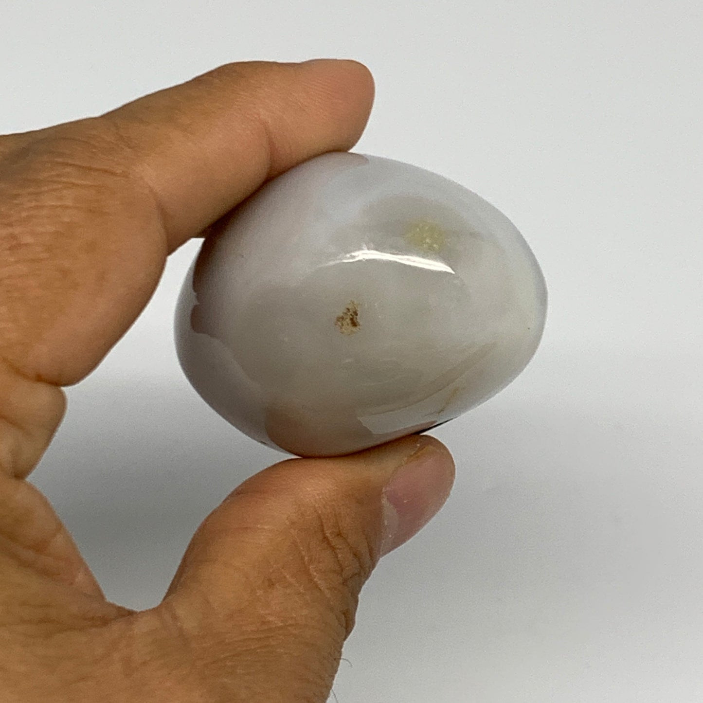 111.2g, 2.3"x1.7"x1.3" Orca Agate Palm-Stone Reiki Energy Crystal Reiki, B27877