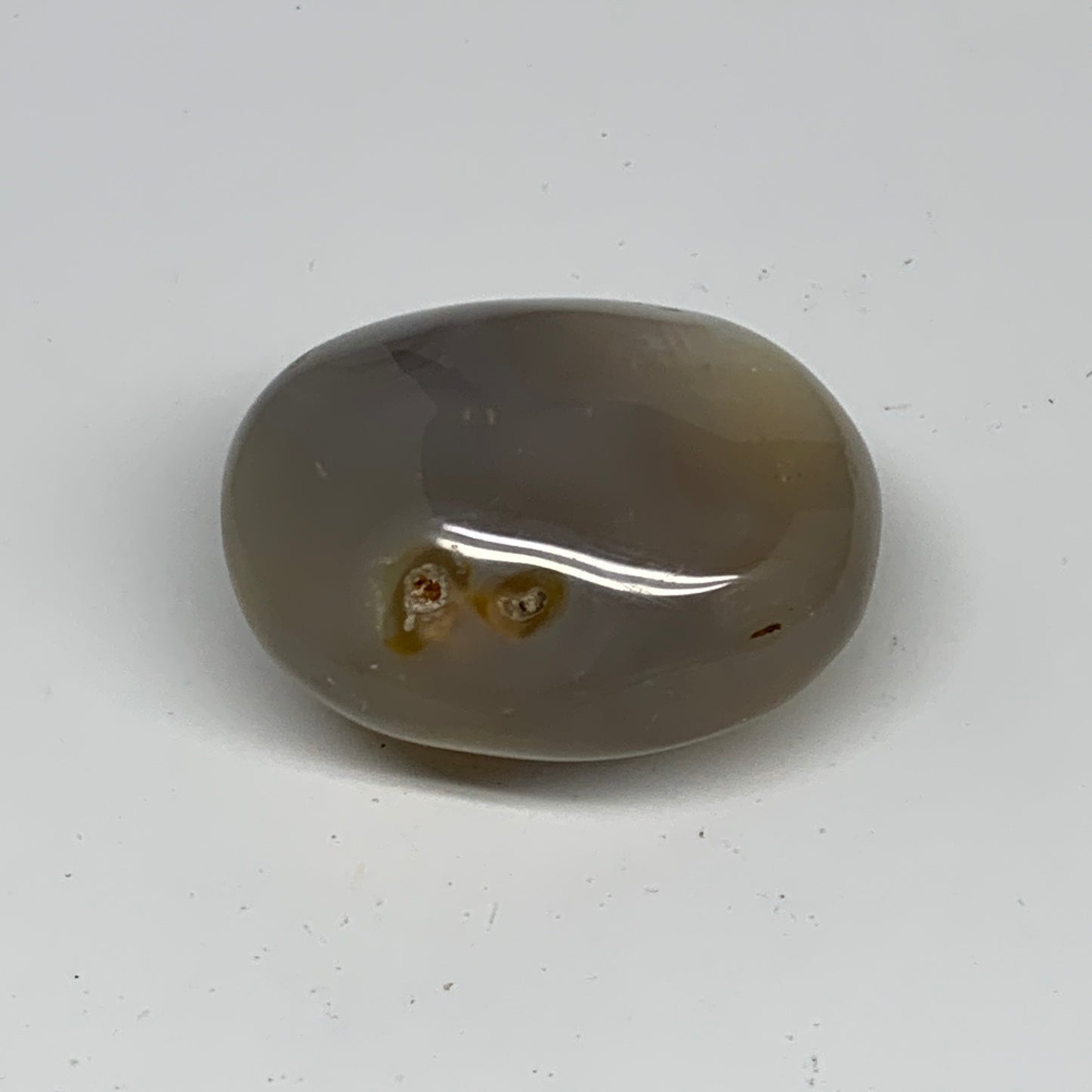 112.1g, 2.2"x1.9"x1.2" Orca Agate Palm-Stone Reiki Energy Crystal Reiki, B28702