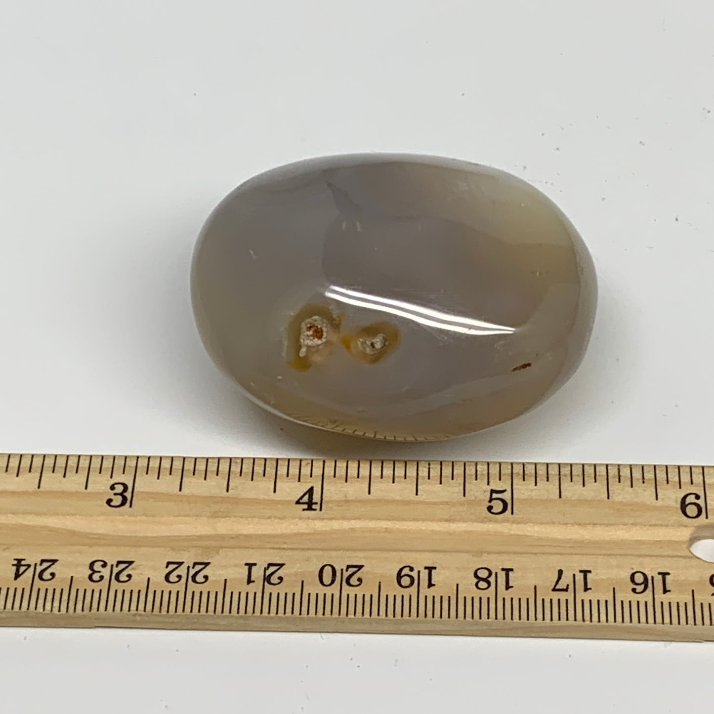 112.1g, 2.2"x1.9"x1.2" Orca Agate Palm-Stone Reiki Energy Crystal Reiki, B28702