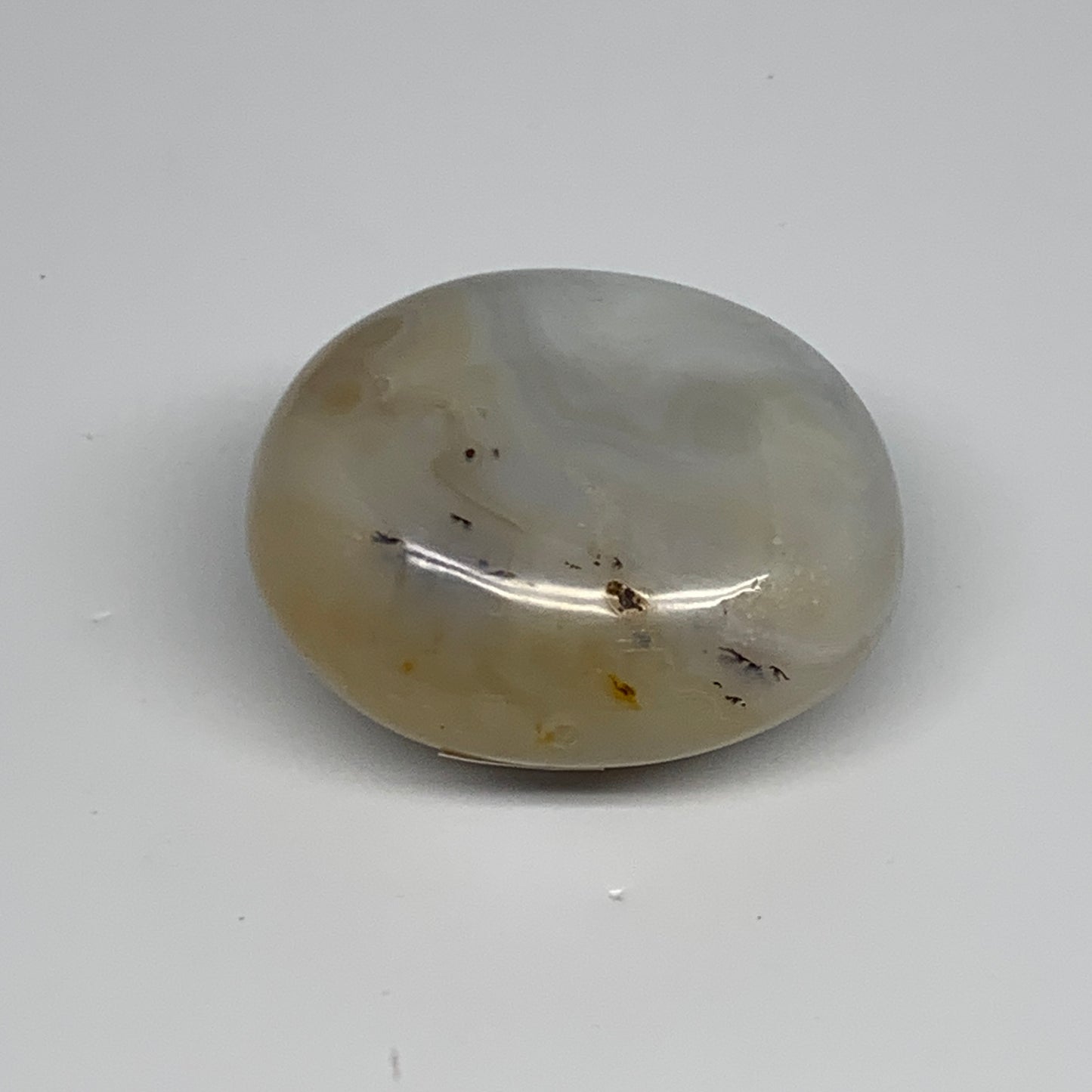 139.4g, 2.3"x1.9"x1.3" Orca Agate Palm-Stone Reiki Energy Crystal Reiki, B27879