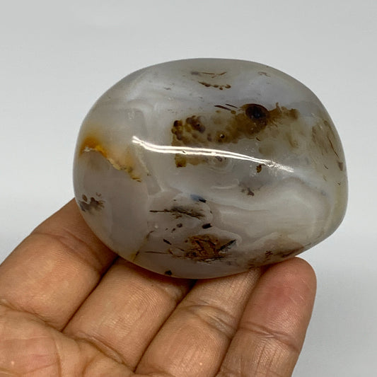 159g, 2.4"x1.8"x1.5" Orca Agate Palm-Stone Reiki Energy Crystal Reiki, B27880
