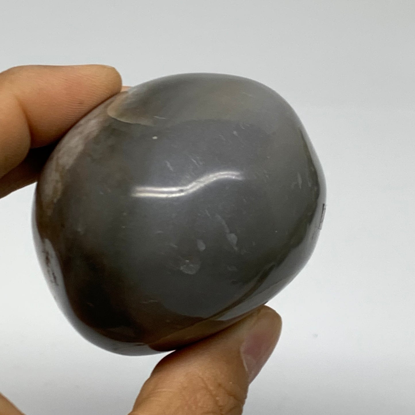 273.7g, 2.7"x2.3"x1.9" Natural Ocean Jasper Palm-Stone Orbicular Jasper, B38182