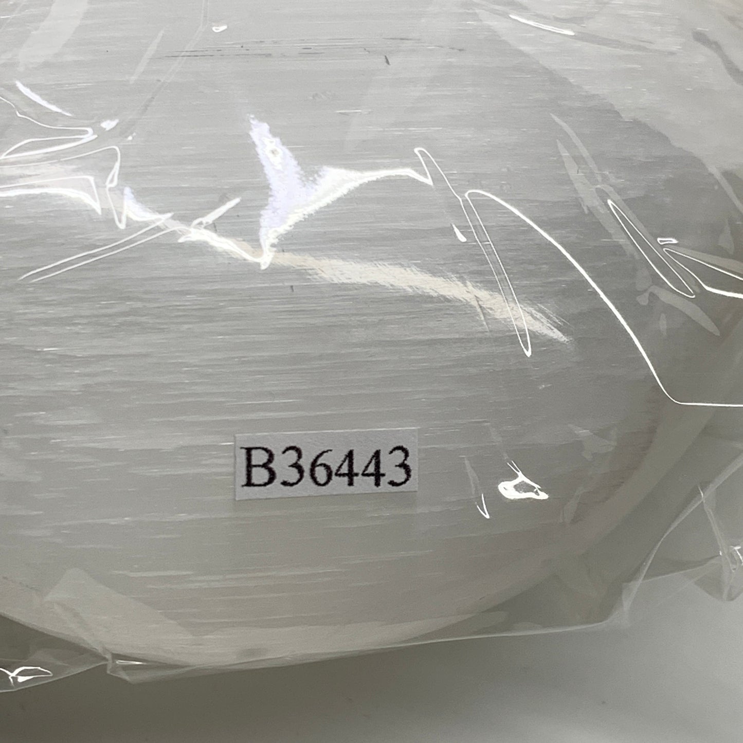 1.14 lbs, 4"x4.2"x1.7", Selenite Half Puffy Heart Crystals, Satin Spar, B36443