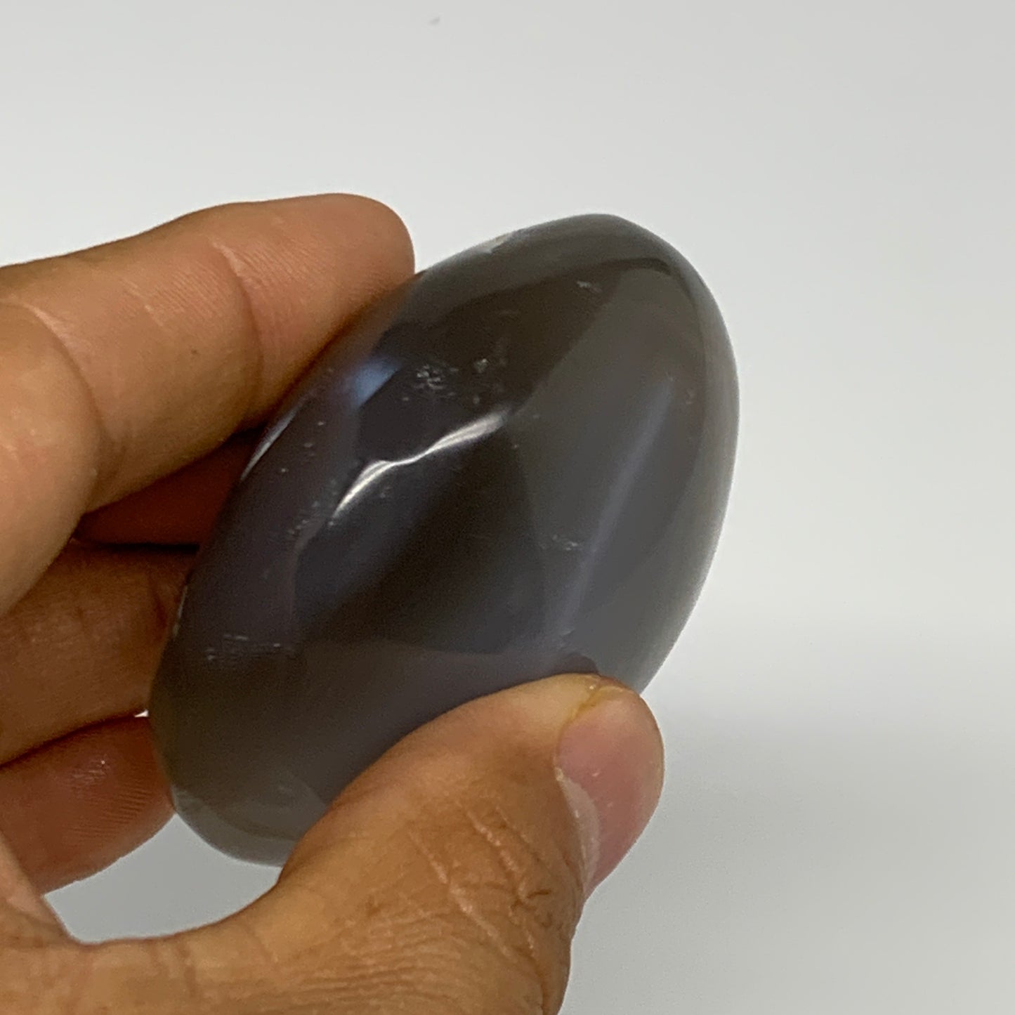 98.5g, 2.2"x1.7"x1.1" Orca Agate Palm-Stone Reiki Energy Crystal Reiki, B27881