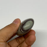 80.7g, 2.3"x1.7"x0.9", Narmada Shiva Lingam Palm-Stone Polished, B29395