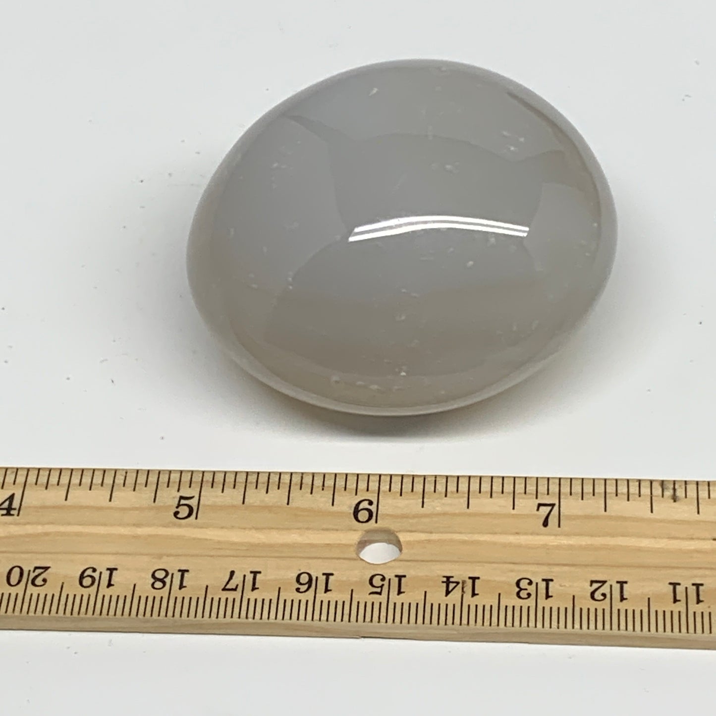 197.2g, 2.5"x2.3"x1.6" Orca Agate Palm-Stone Reiki Energy Crystal Reiki, B28689