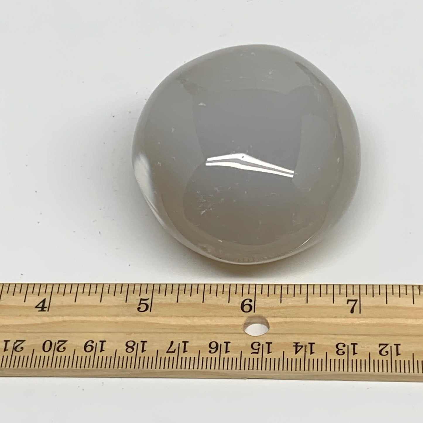 197.2g, 2.5"x2.3"x1.6" Orca Agate Palm-Stone Reiki Energy Crystal Reiki, B28689