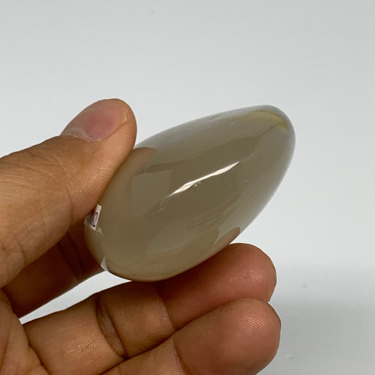 114.7g, 2.5"x1.9"x1" Orca Agate Palm-Stone Reiki Energy Crystal Reiki, B27882